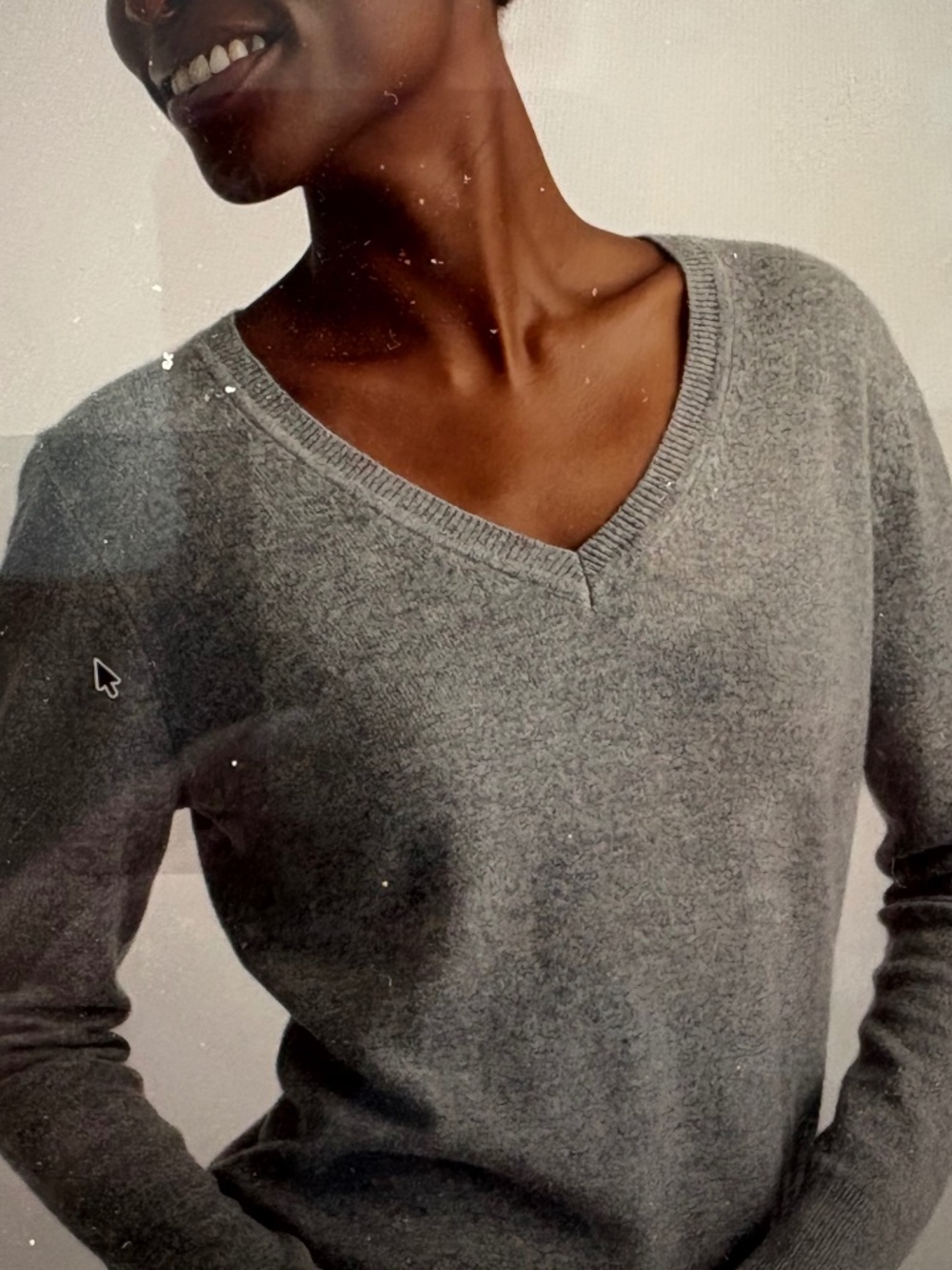 NWT QUINCE Classic CASHMERE V-Neck Sweater
